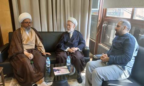 وفد من مكتب القضاء الشرعي في مؤسسة المرجع فضل الله يزور مكتب المرجع اليعقوبي في لبنان ويبحث تعزيز التعاون القضائي والاجتماعي